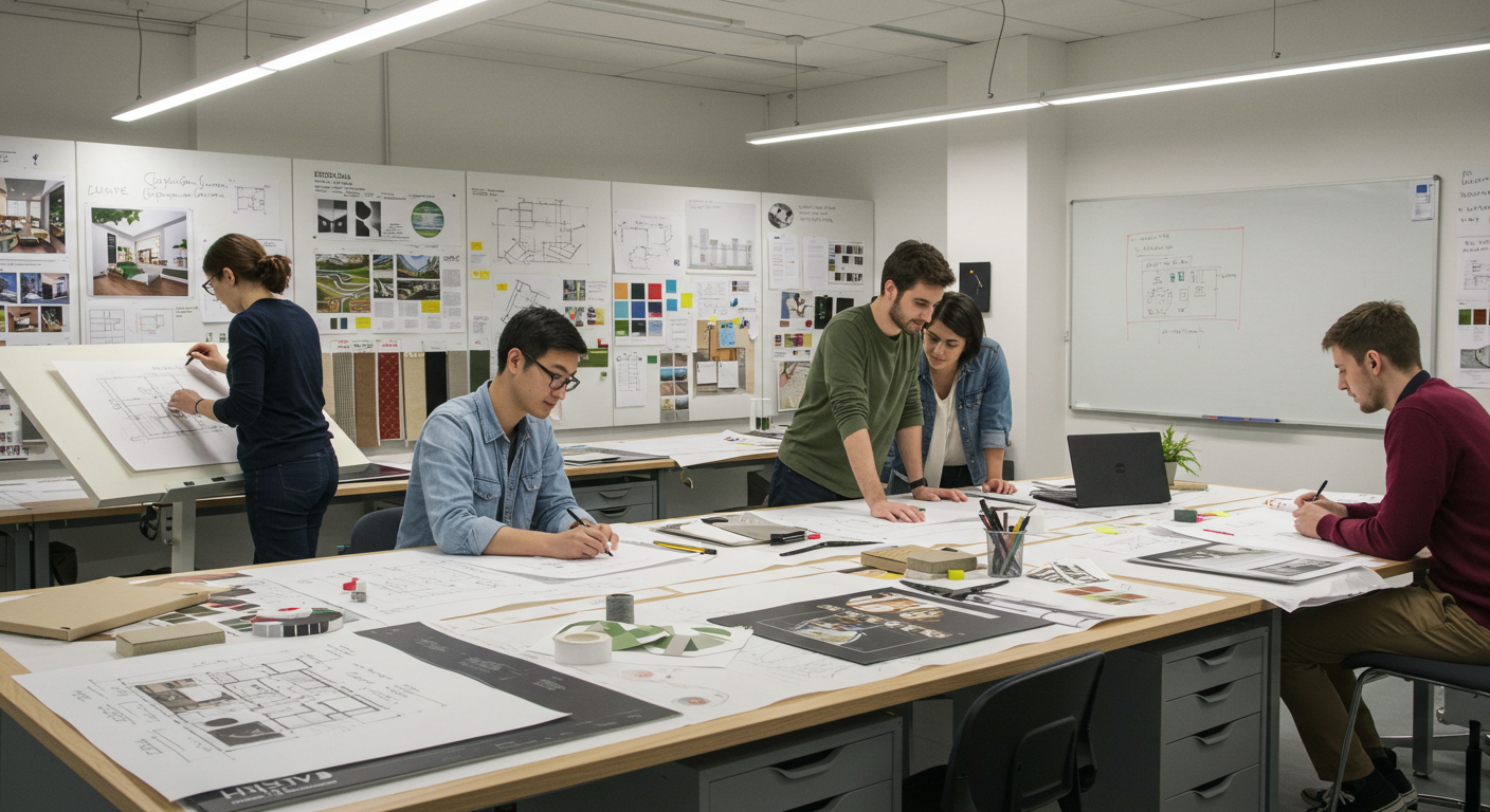 Formation design d&rsquo;espace : parcours, débouchés et compétences clés